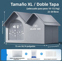 Nido Refrescante para Mascotas – Casa Plegable Anti-Calor