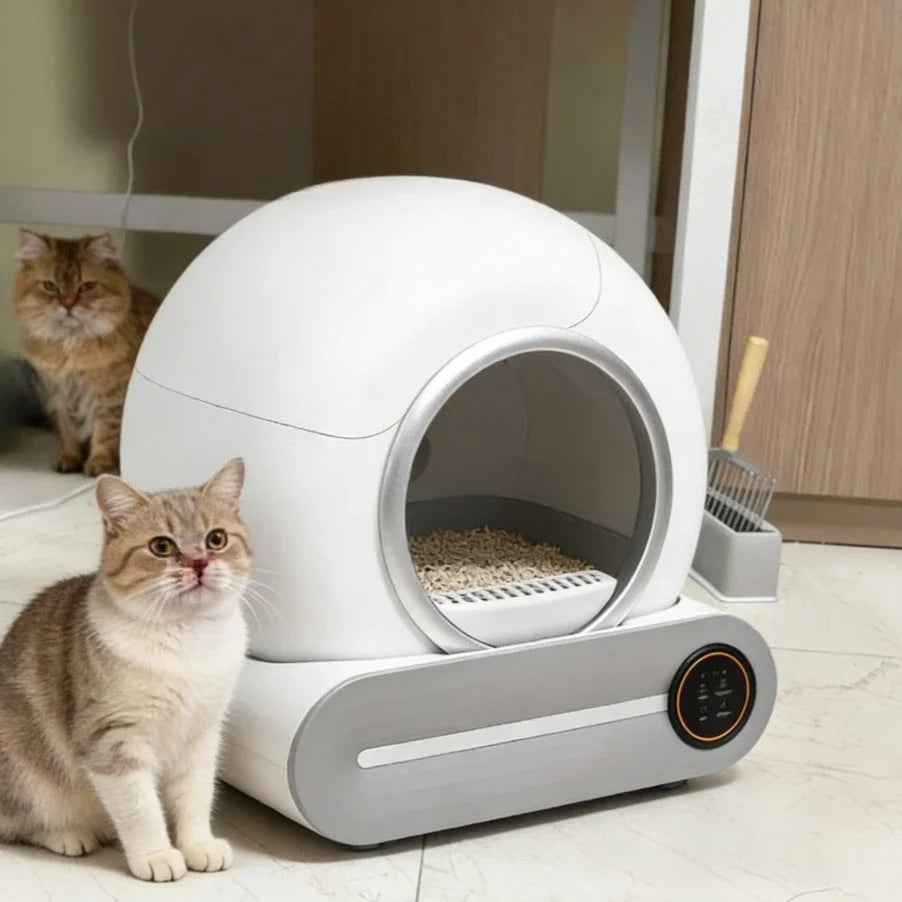 Arenero autolimpiante inteligente para gatos - vista principal