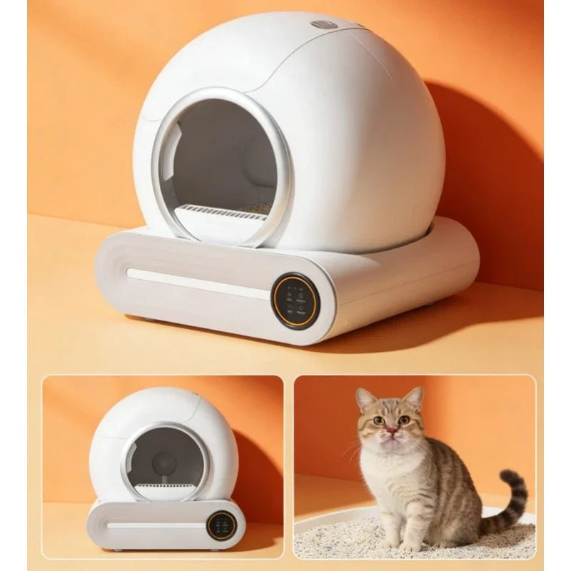 Arenero autolimpiante inteligente para gatos - detalle