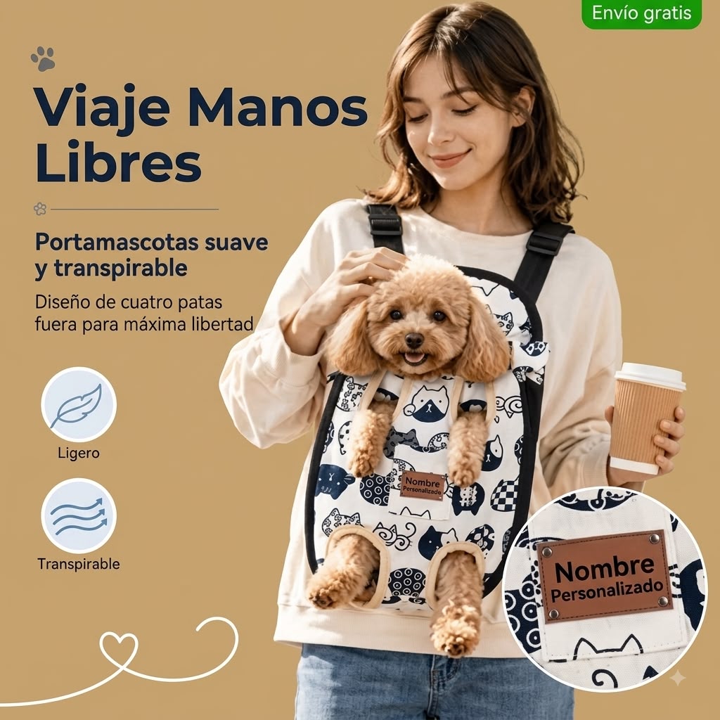 Lleva a tu mascota a todas partes, segura y fresca