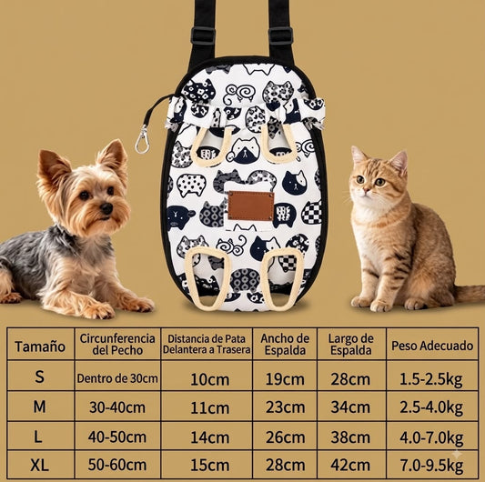 Mochila Transportín Transpirable para Mascotas